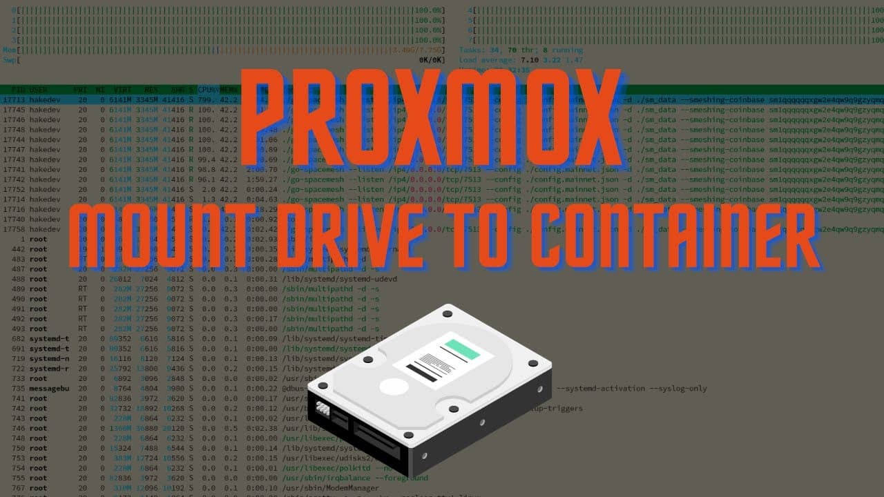 Proxmox - Pass HDD to Container