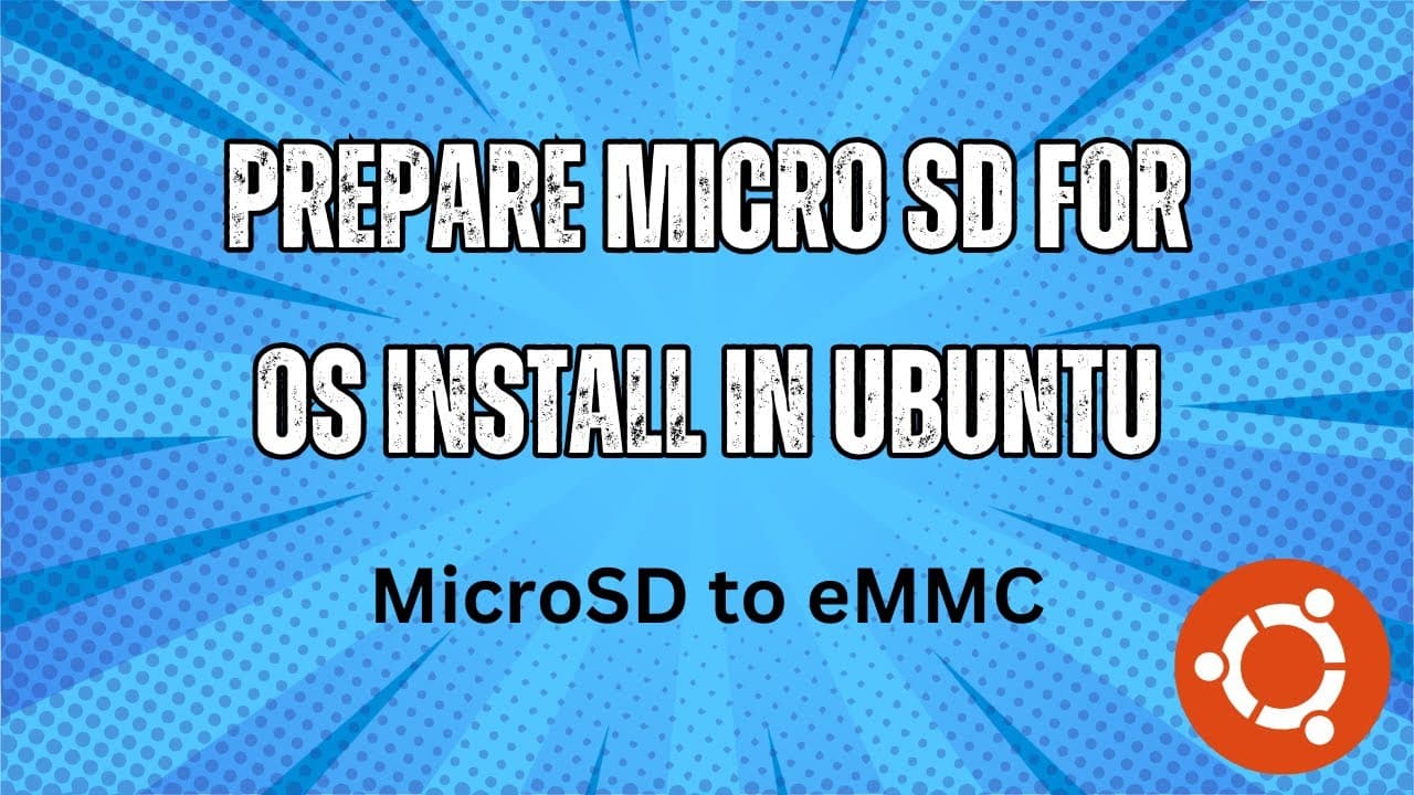 Prepare MicroSD Card in Ubuntu