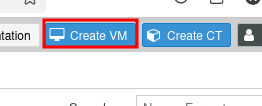 Proxmox Create VM button