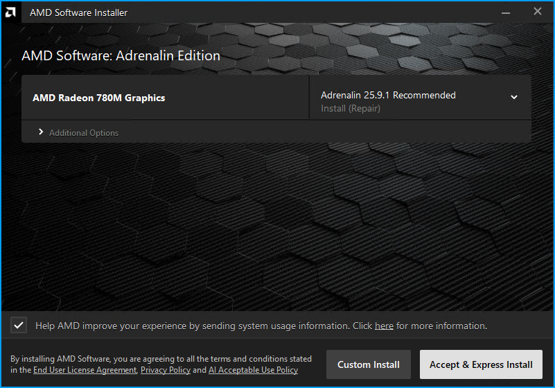 AMD Adrenaline Driver Installation