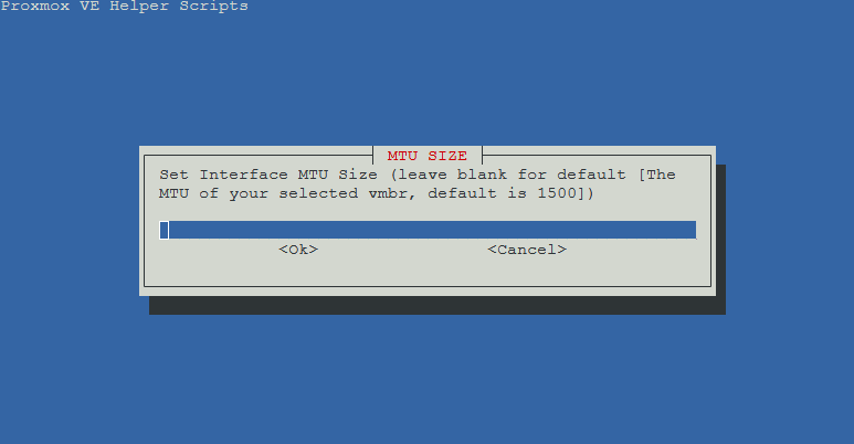 MTU Size configuration