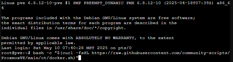 Helper script command