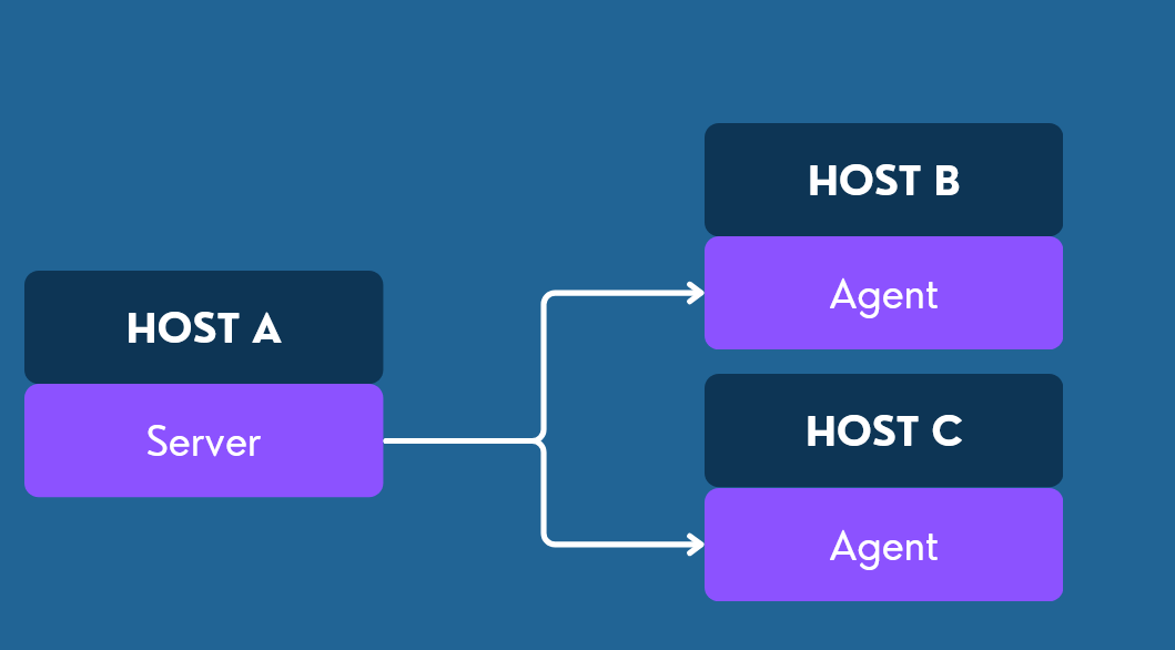 Portainer Server and Agent Architecture Diagram